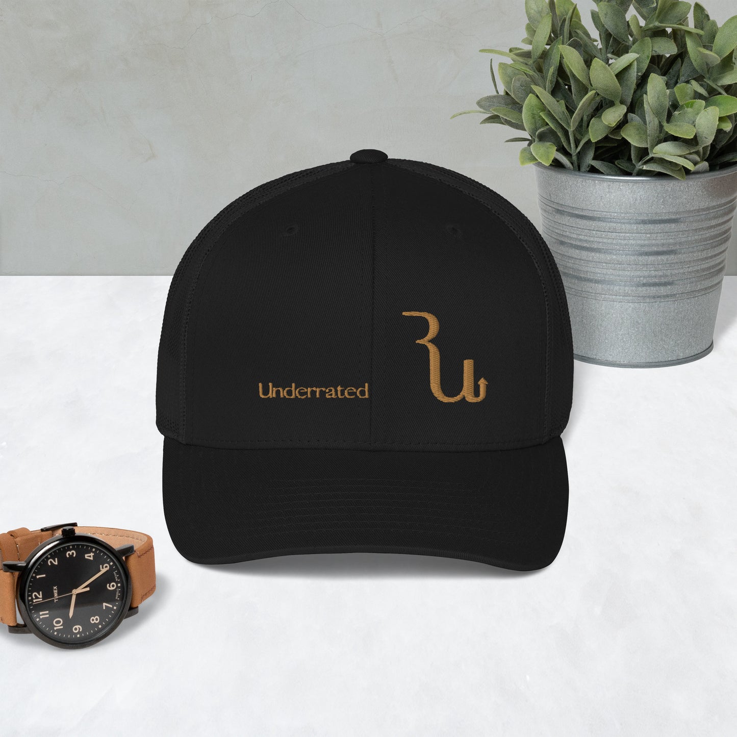 Gilded Onyx "RU Underrated" Trucker Cap