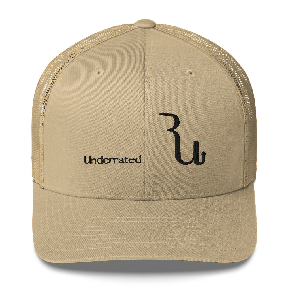 Champagne "RU Underrated" Trucker Cap