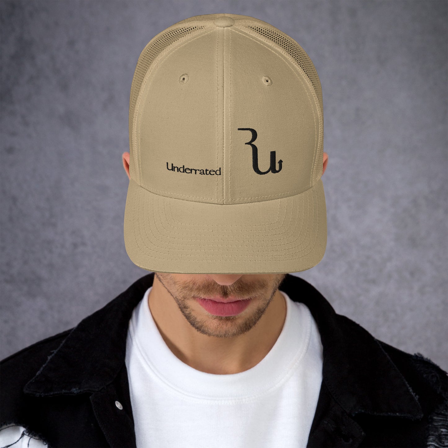 Champagne "RU Underrated" Trucker Cap