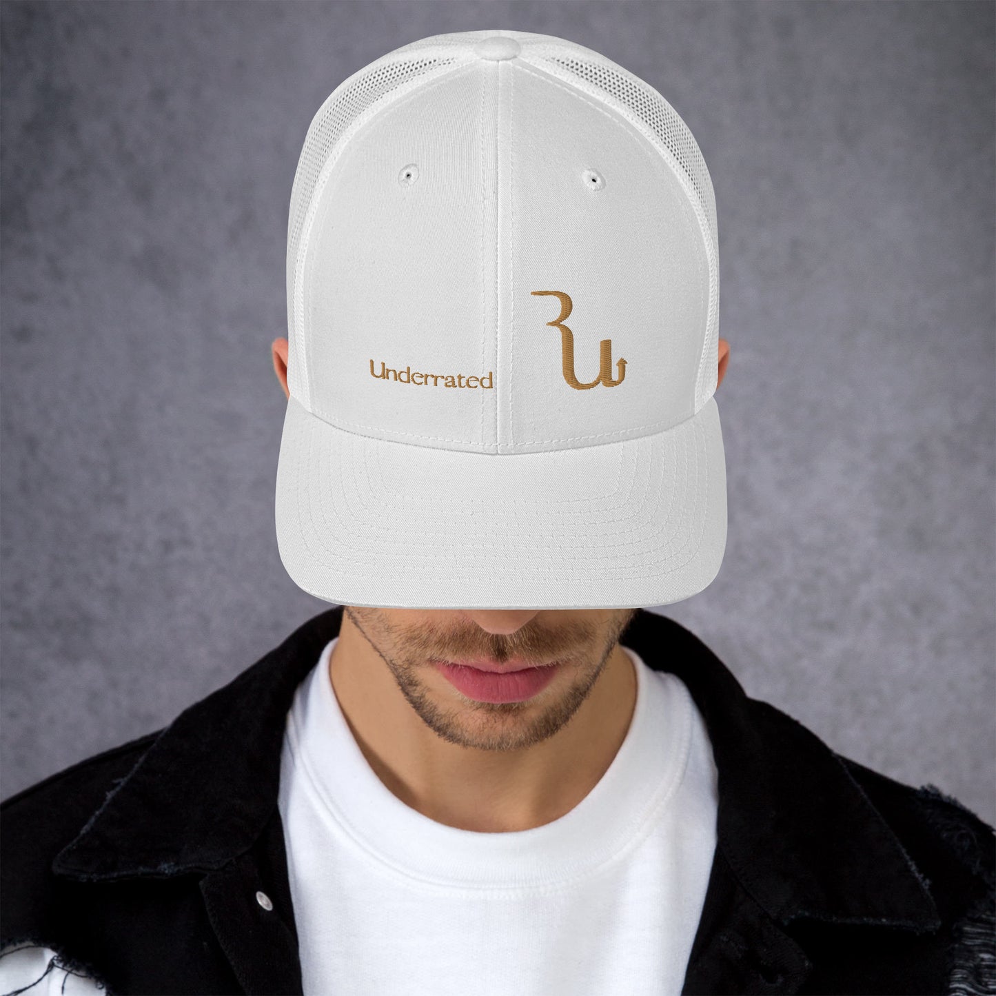 Gilded Ivory "RU Underrated" Trucker Cap