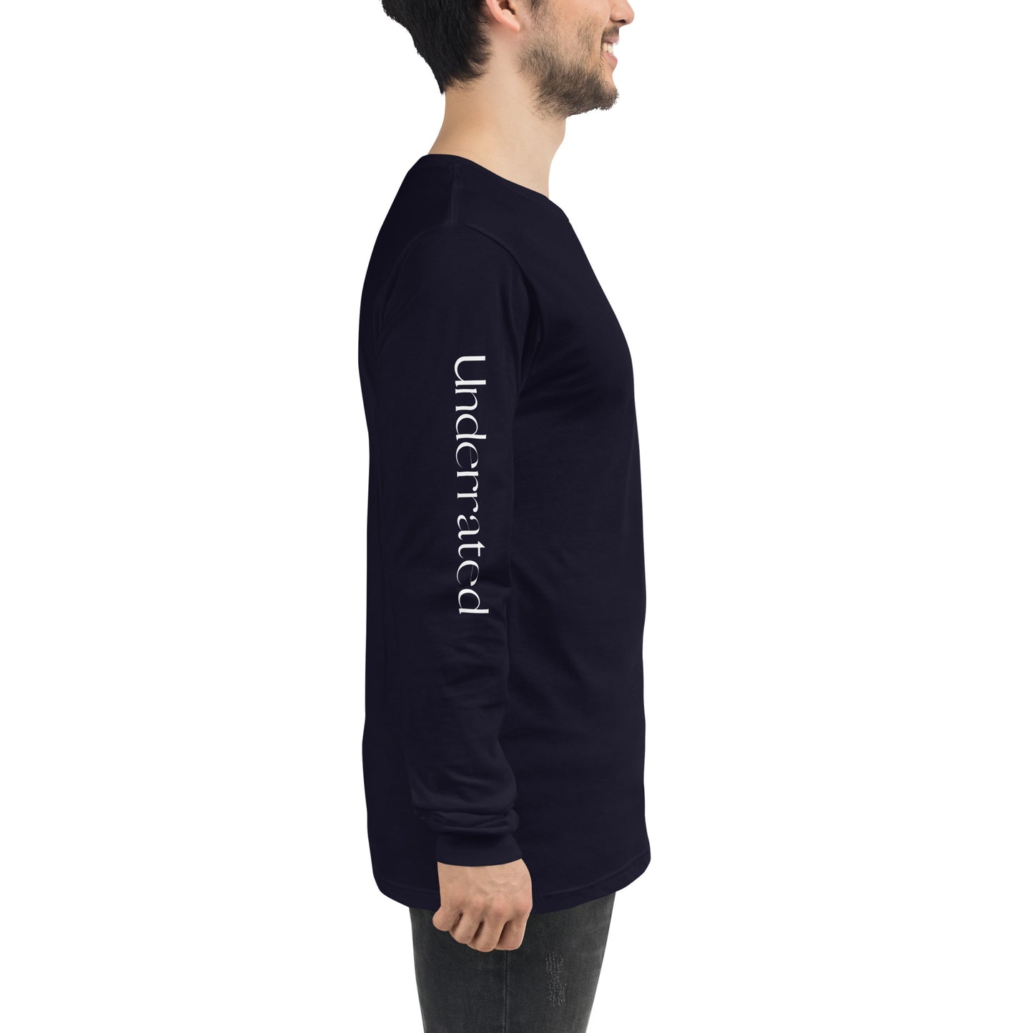 Dark Sapphire "RU Underrated" Long Sleeve Tee