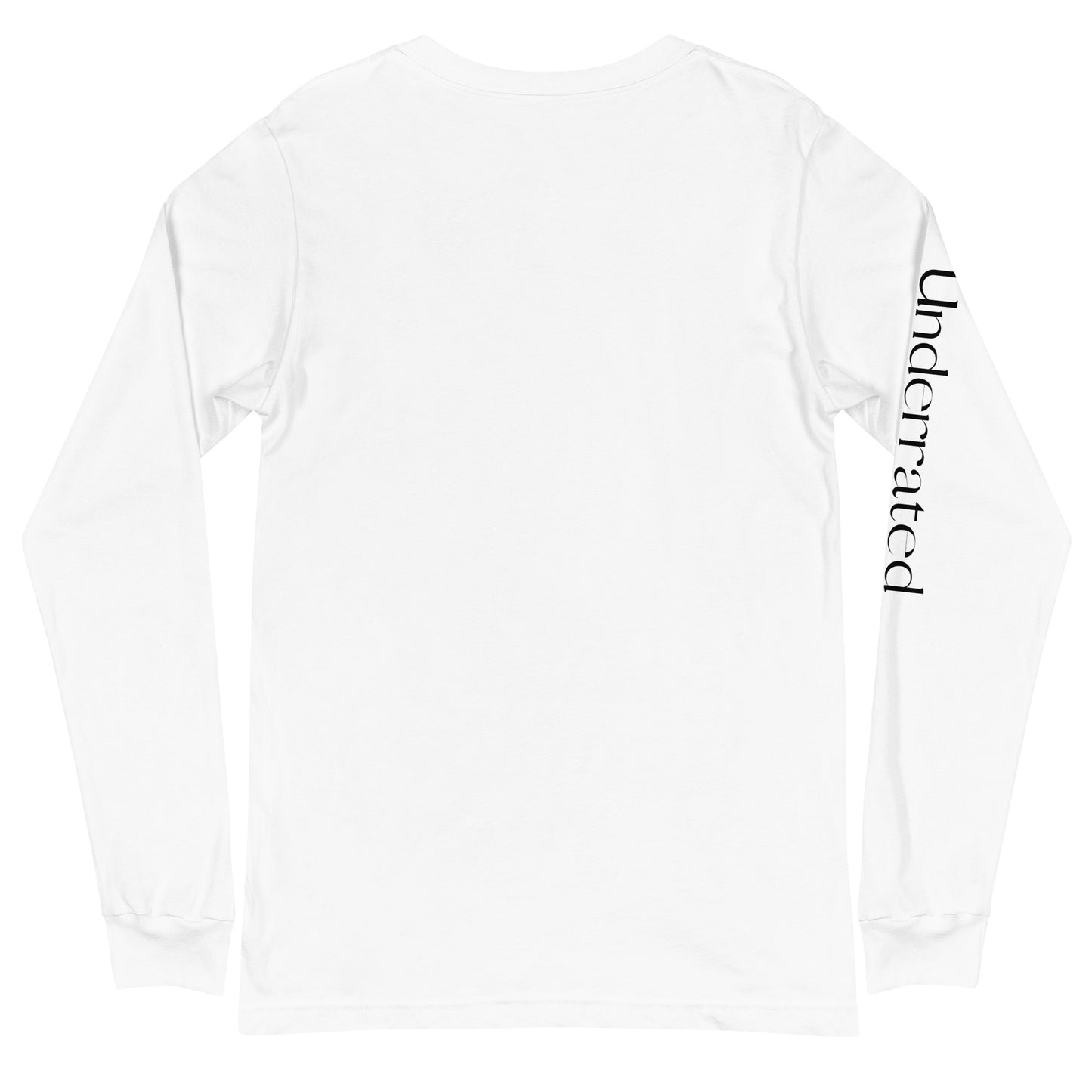 Ivory "RU Underrated" Unisex Long Sleeve Tee
