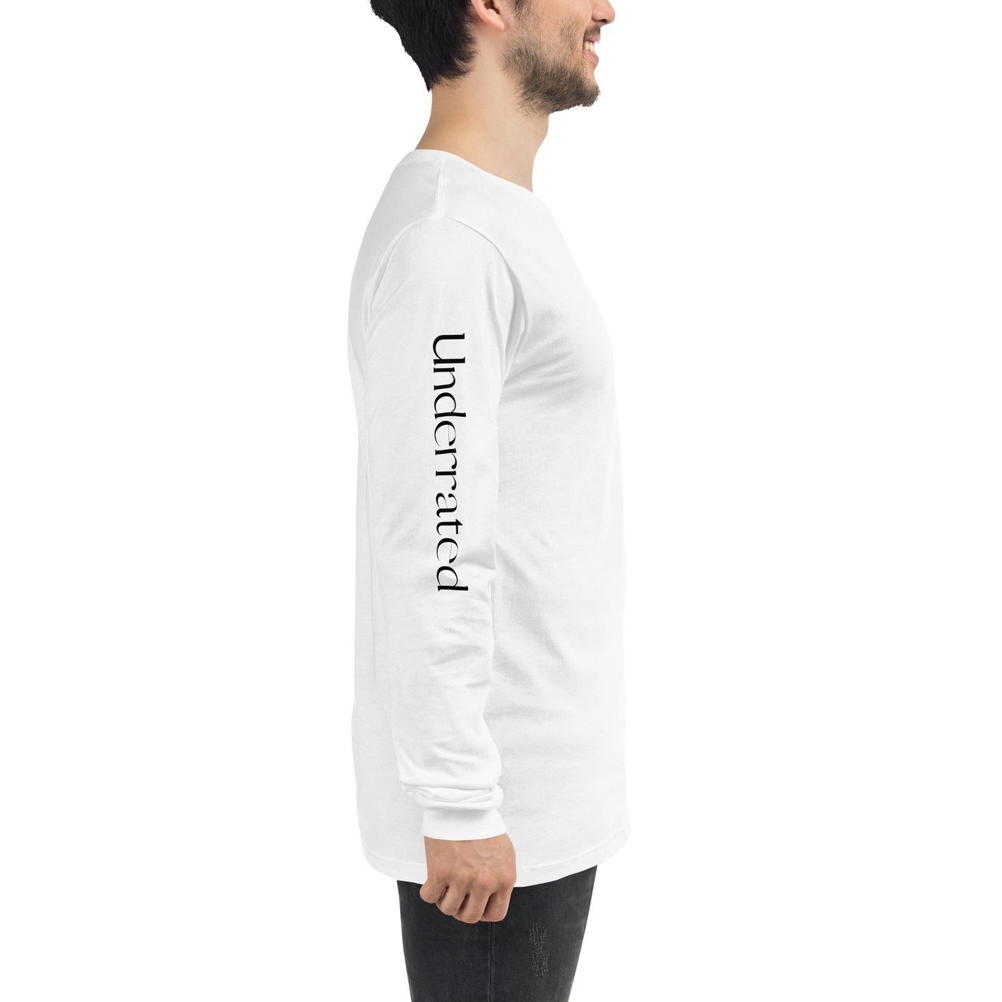 Ivory "RU Underrated" Unisex Long Sleeve Tee