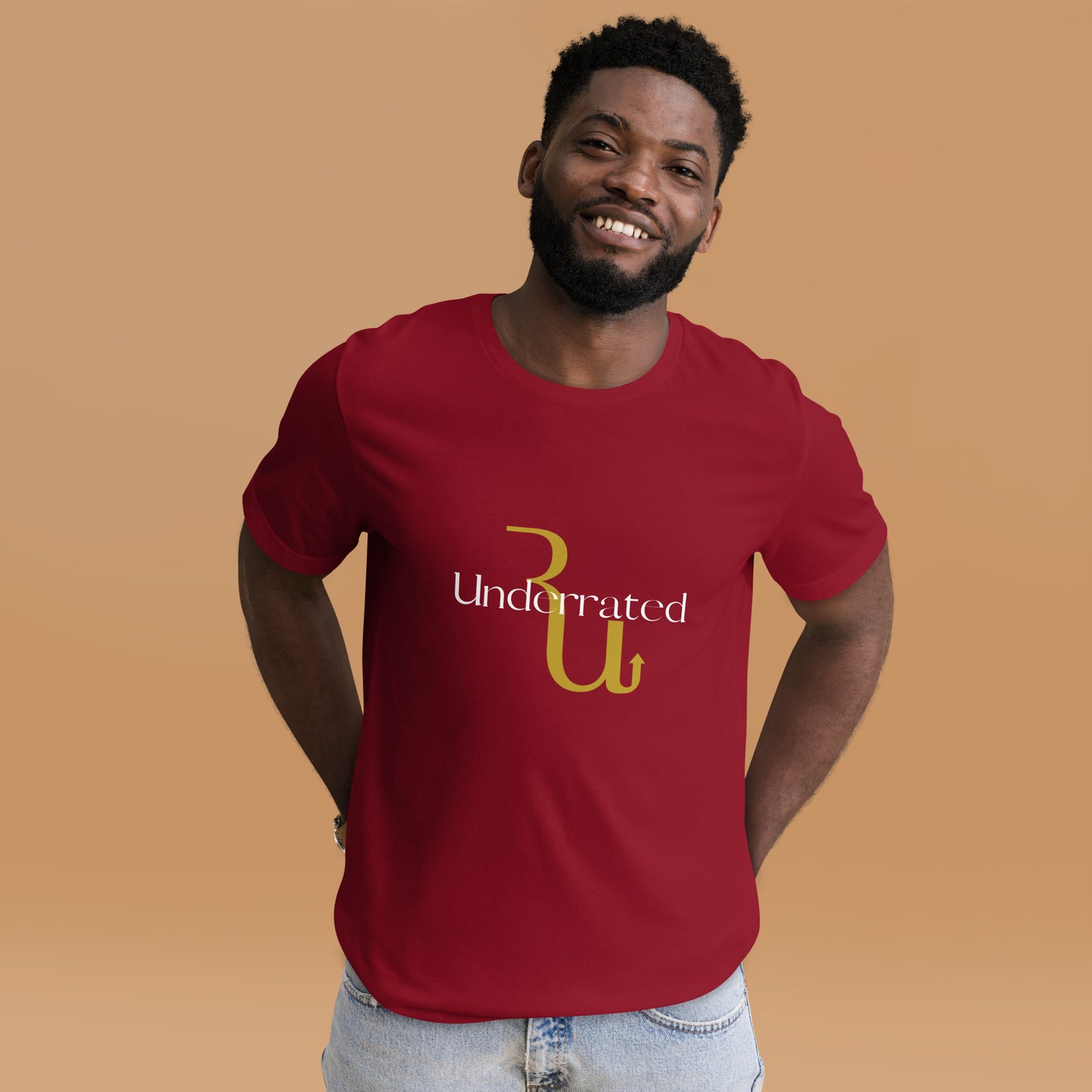 Crimson "RU Underrated" Unisex t-shirt