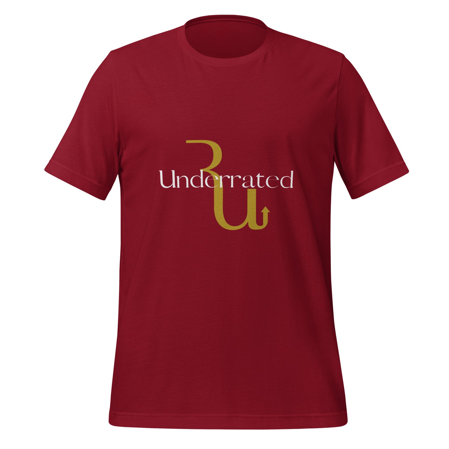 Crimson "RU Underrated" Unisex t-shirt