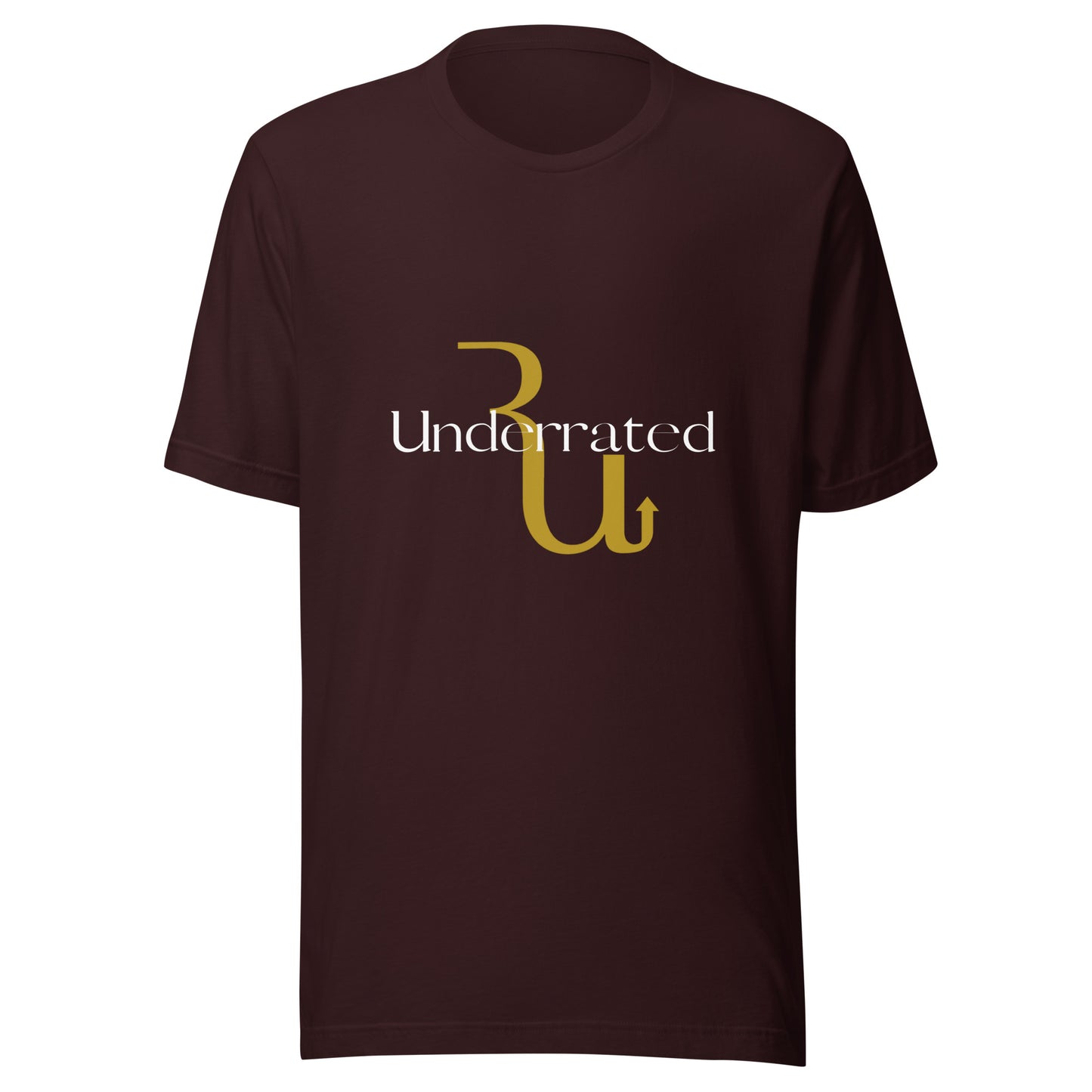 Oxblood "RU Underrated" Unisex t-shirt