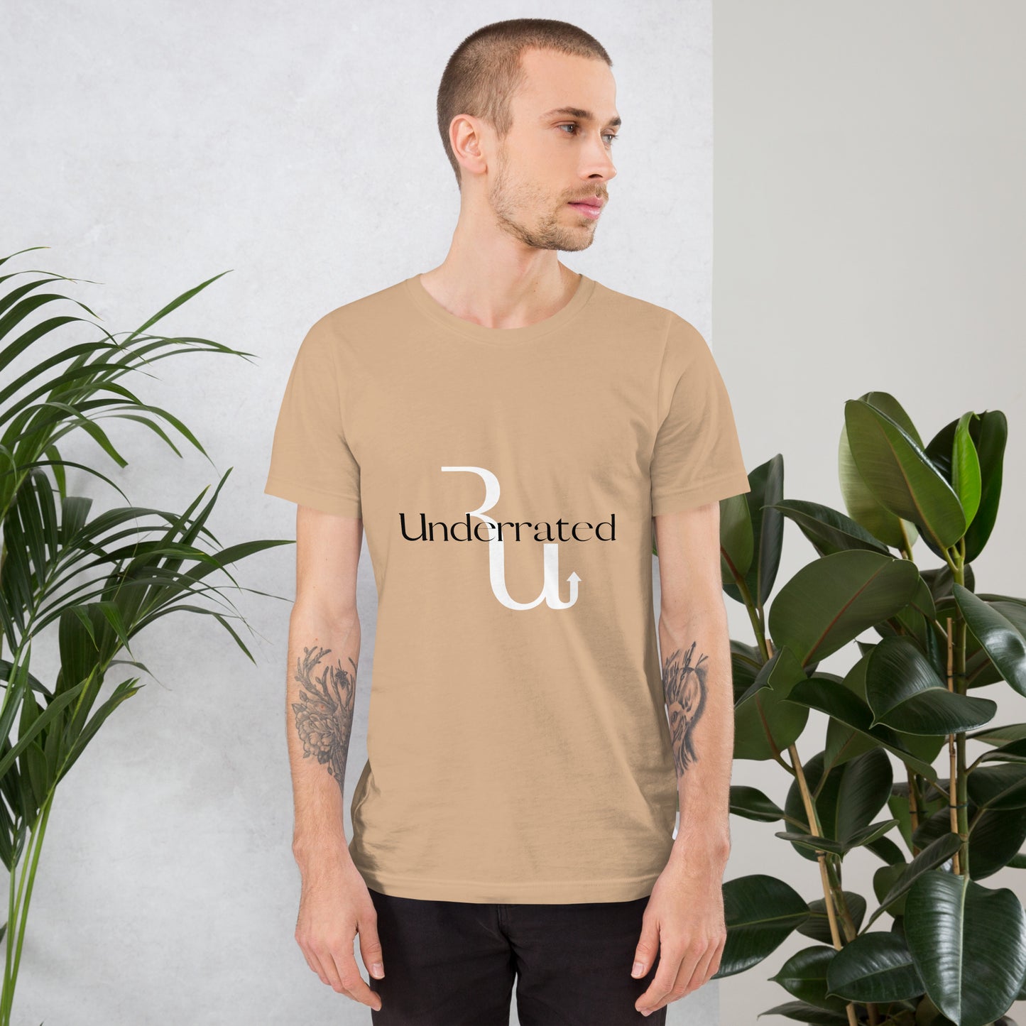 Sand "RU Underrated" Unisex t-shirt